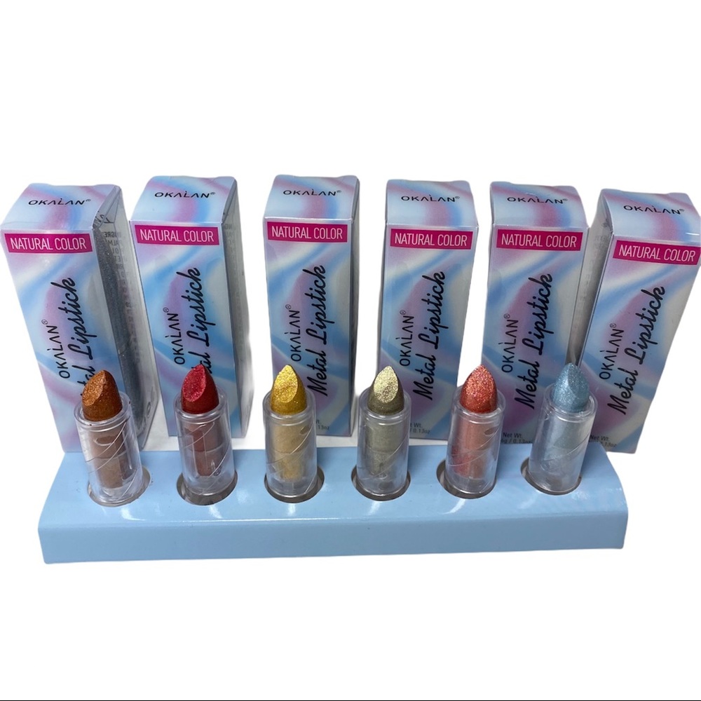 BUNDLE 6 pcs. metal lipstick.